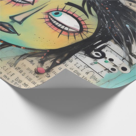 ArtLady 27 Charmant en verontrust Cadeaupapier (Hoek)