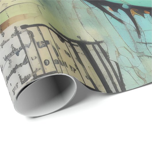 ArtLady 27 Charmant en verontrust Cadeaupapier (Rol Hoek)