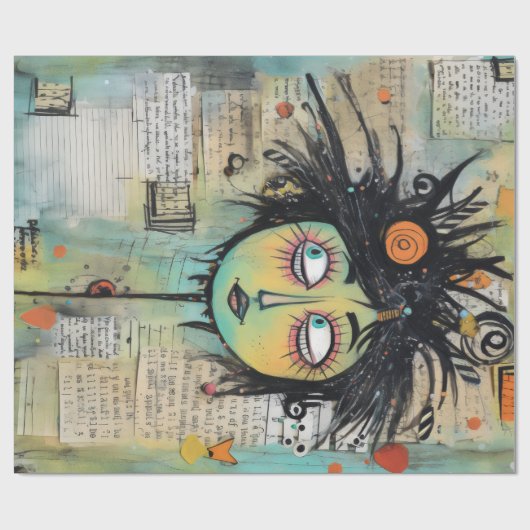 ArtLady 27 Charmant en verontrust Cadeaupapier (Vlak)