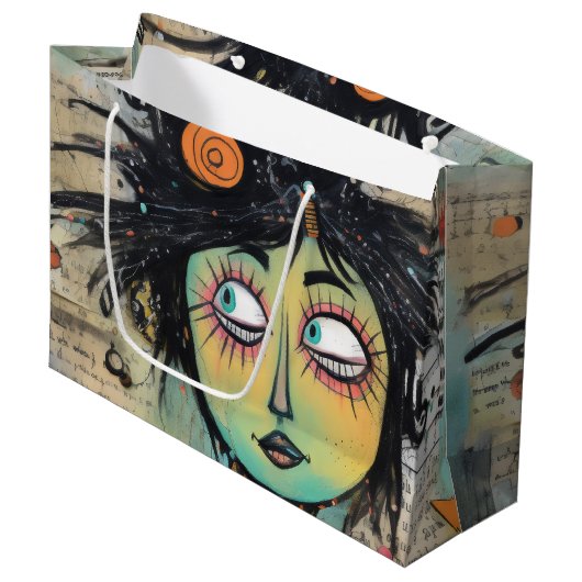 ArtLady 27 Charmant en verontrust Groot Cadeauzakje (Voorkant Gekanteld)