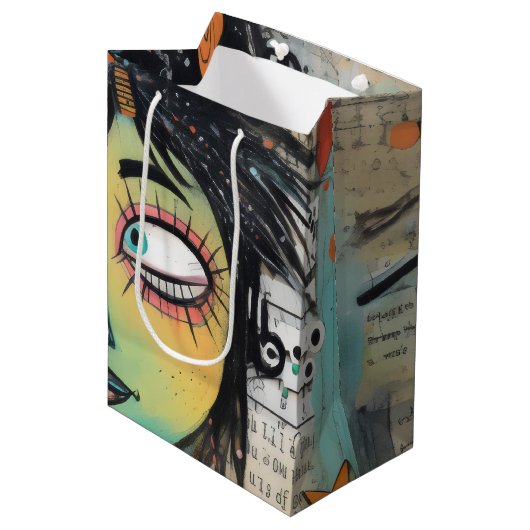 ArtLady 27 Charmant en verontrust Medium Cadeauzakje (Voorkant Gekanteld)