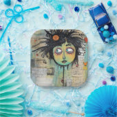 ArtLady 27 Charmant en verontrust Papieren Bordje (Feest)