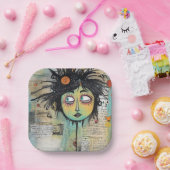 ArtLady 27 Charmant en verontrust Papieren Bordje (Feest)