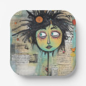 ArtLady 27 Charmant en verontrust Papieren Bordje (Voorkant)
