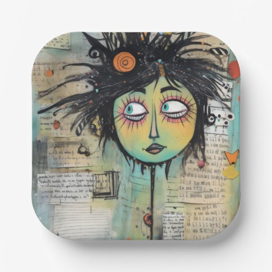 ArtLady 27 Charmant en verontrust Papieren Bordje (Voorkant)