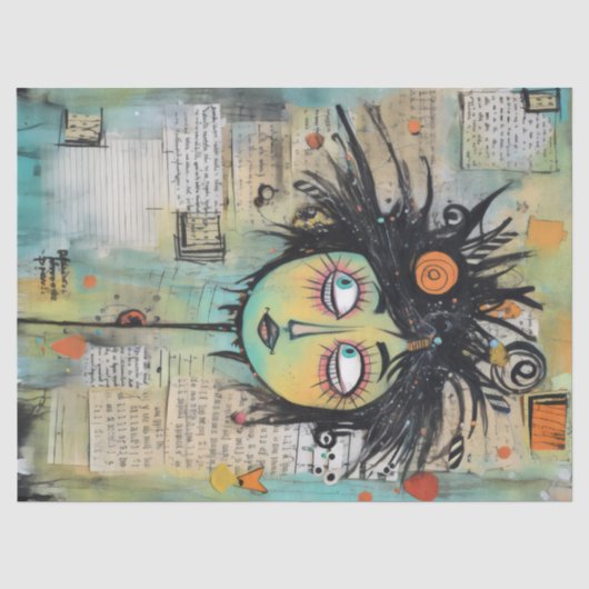ArtLady 27 Charmant en verontrust Tissuepapier (Voorkant)