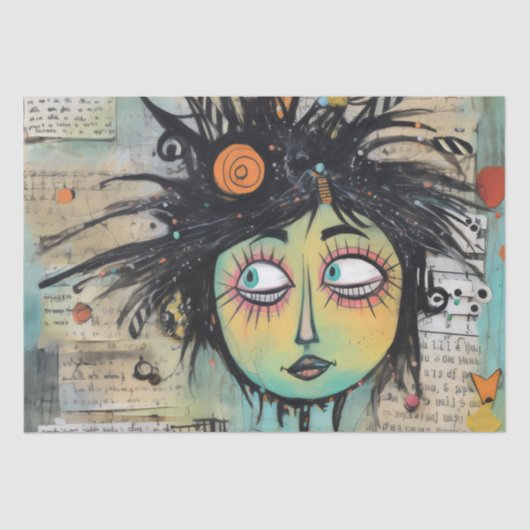 ArtLady 27 Charmant en verontrust Tissuepapier (Voorkant)