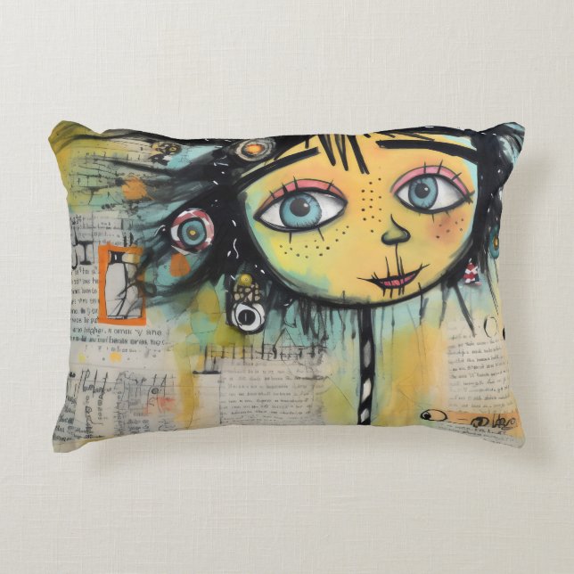 ArtLady 28 Charmant en verontrust Accent Kussen (Voorkant)