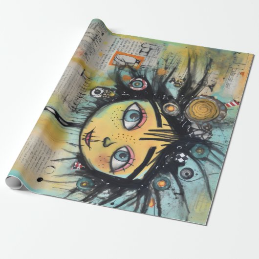 ArtLady 28 Charmant en verontrust Cadeaupapier (Uitgerold)