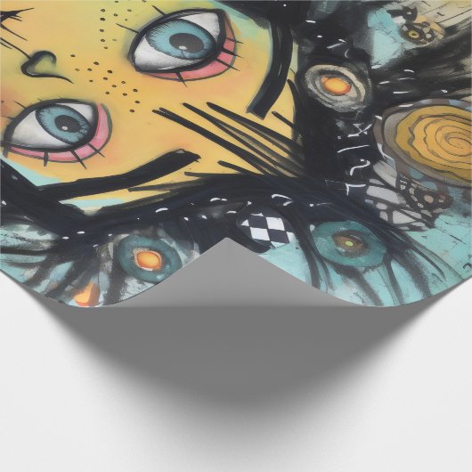 ArtLady 28 Charmant en verontrust Cadeaupapier (Hoek)