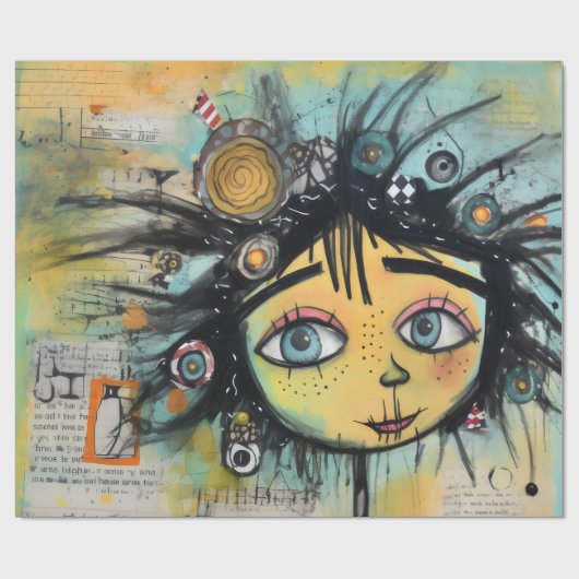 ArtLady 28 Charmant en verontrust Cadeaupapier (Vlak)