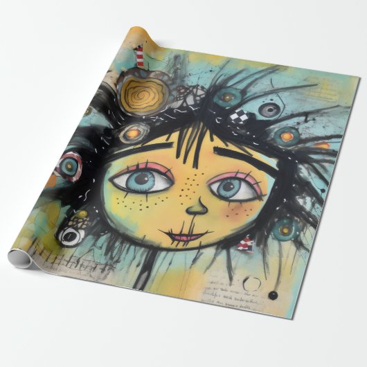 ArtLady 28 Charmant en verontrust Cadeaupapier (Uitgerold)