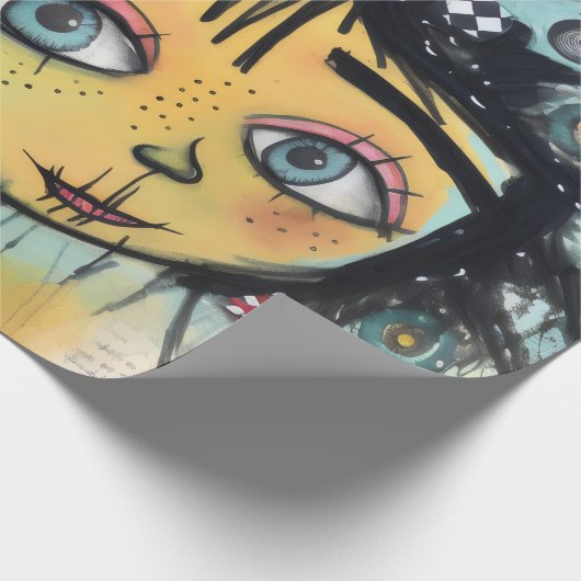 ArtLady 28 Charmant en verontrust Cadeaupapier (Hoek)