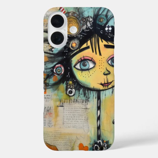 ArtLady 28 Charmant en verontrust Case-Mate iPhone Case (Achterkant)