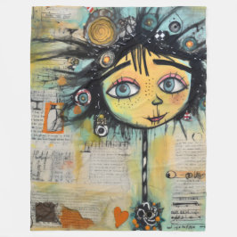 ArtLady 28 Charmant en verontrust Fleece Deken