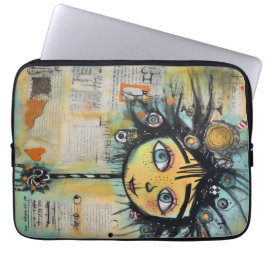 ArtLady 28 Charmant en verontrust Laptop Sleeve