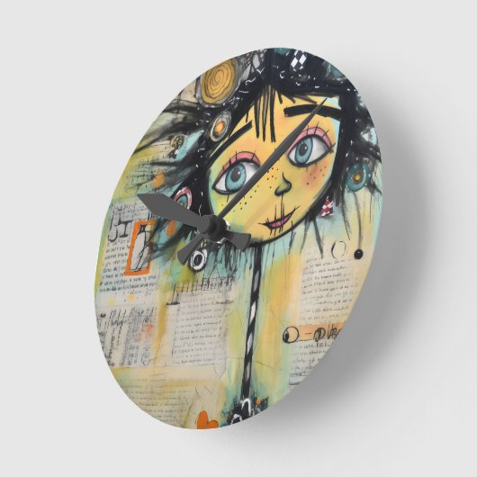 ArtLady 28 Charmant en verontrust Ronde Klok (Hoek)