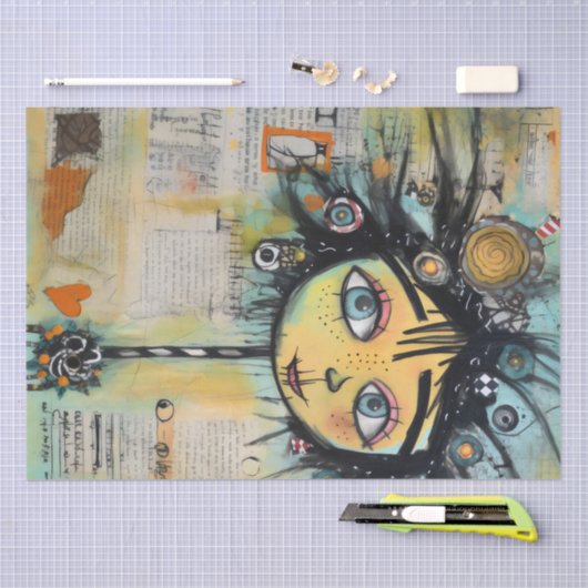 ArtLady 28 Charmant en verontrust Tissuepapier (Craft)