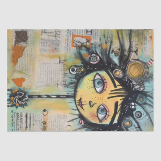 ArtLady 28 Charmant en verontrust Tissuepapier (Voorkant)