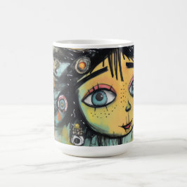 ArtLady 28 Charmerend en in de war Koffiemok