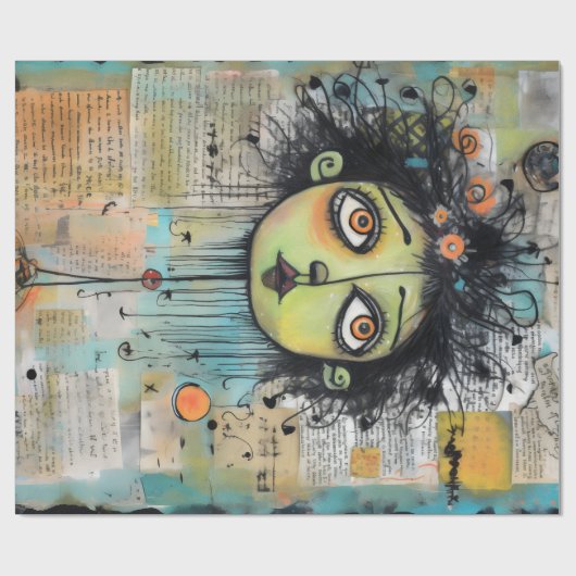 ArtLady 29 Charmant en verontrust Cadeaupapier (Vlak)