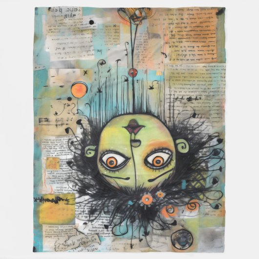 ArtLady 29 Charmant en verontrust Fleece Deken (Voorkant)