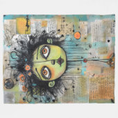ArtLady 29 Charmant en verontrust Fleece Deken (Voorkant (Horizontaal))