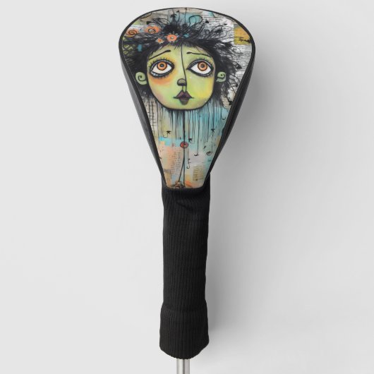 ArtLady 29 Charmant en verontrust Golfheadcover (Voorkant)