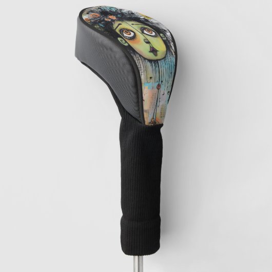 ArtLady 29 Charmant en verontrust Golfheadcover (Schuin)