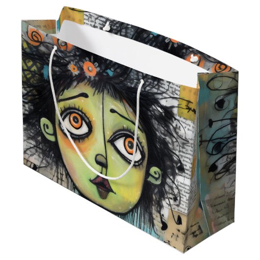 ArtLady 29 Charmant en verontrust Groot Cadeauzakje (Achterkant Gekanteld)