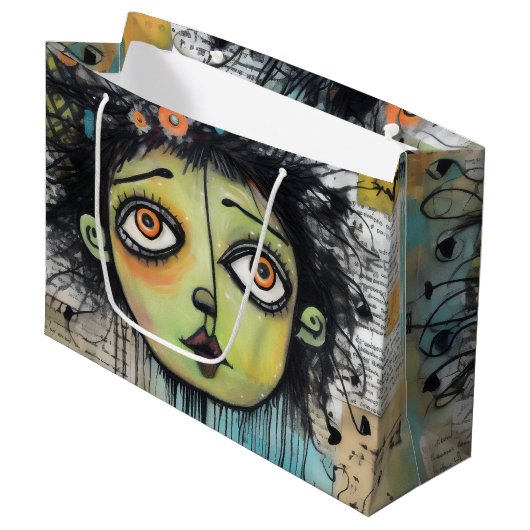 ArtLady 29 Charmant en verontrust Groot Cadeauzakje (Voorkant Gekanteld)