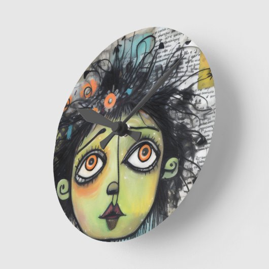 ArtLady 29 Charmant en verontrust Ronde Klok (Hoek)