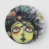 ArtLady 29 Charmant en verontrust Ronde Klok (Voorkant)