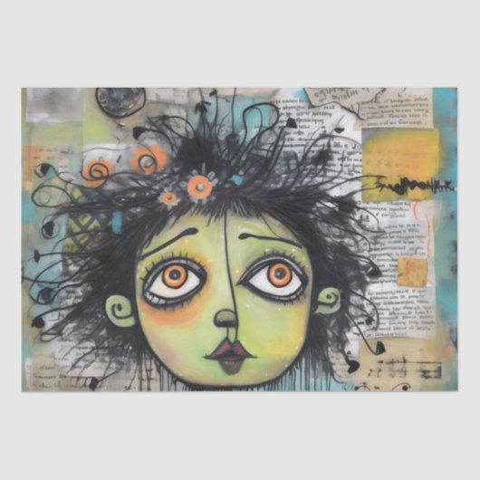 ArtLady 29 Charmant en verontrust Tissuepapier (Voorkant)