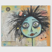 ArtLady 2 Charmant en verontrust Cadeaupapier (Vlak)