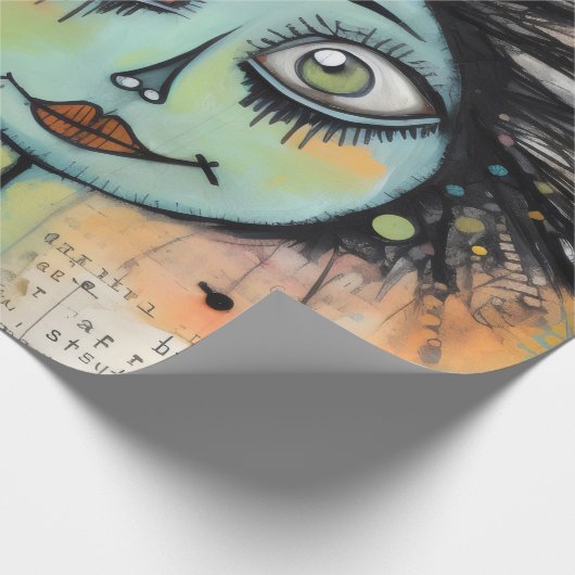 ArtLady 2 Charmant en verontrust Cadeaupapier (Hoek)