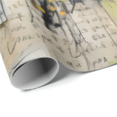 ArtLady 2 Charmant en verontrust Cadeaupapier (Rol Hoek)