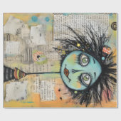 ArtLady 2 Charmant en verontrust Cadeaupapier (Vlak)