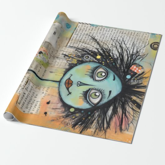 ArtLady 2 Charmant en verontrust Cadeaupapier (Uitgerold)