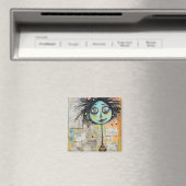 ArtLady 2 Charmant en verontrust Magneet (Insitu (Vaatwasser))