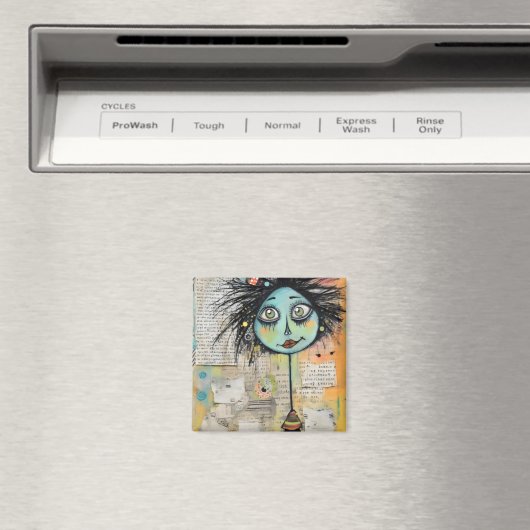 ArtLady 2 Charmant en verontrust Magneet (Insitu (Vaatwasser))