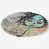 ArtLady 2 Charmant en verontrust Papieren Bordje (Gekanteld)