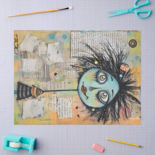 ArtLady 2 Charmant en verontrust Tissuepapier (Craft)