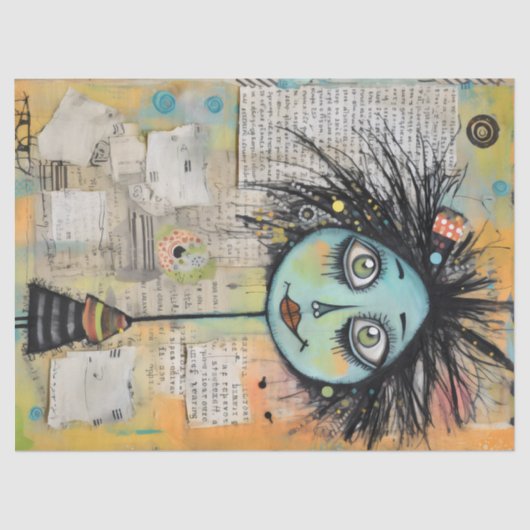 ArtLady 2 Charmant en verontrust Tissuepapier (Voorkant)