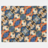 ArtLady 31 Charmant en verdrietig Fleece Deken (Voorkant (Horizontaal))
