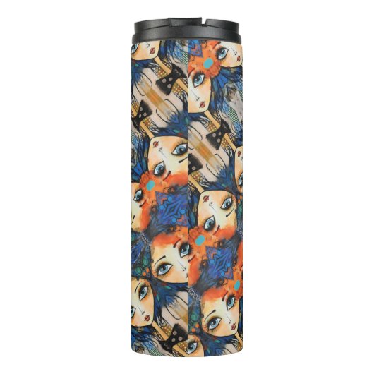 ArtLady 31 Charmant en verdrietig Thermosbeker (Achterkant)