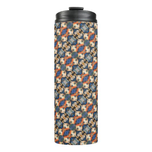 ArtLady 31 Charmant en verdrietig Thermosbeker (Voorkant)