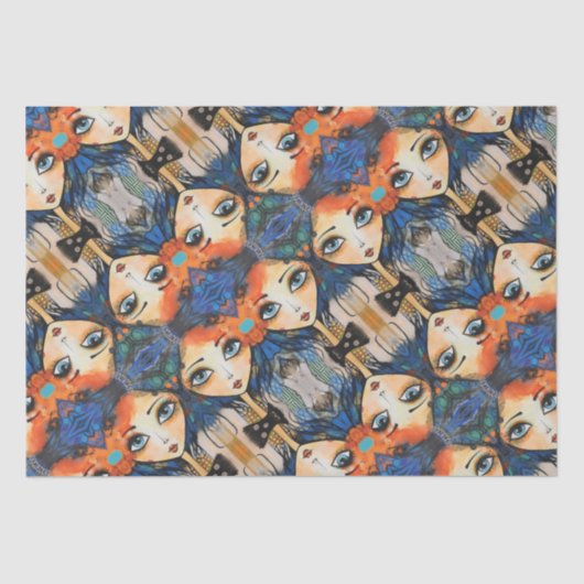 ArtLady 31 Charmant en verdrietig Tissuepapier (Voorkant)