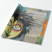 ArtLady 3 Charmant en bedroefd Cadeaupapier (Uitgerold)