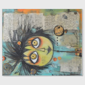 ArtLady 3 Charmant en bedroefd Cadeaupapier (Vlak)